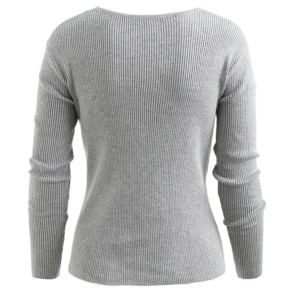 Warm Women Sweater V Neck Autumn Winter Knitted Femme Pull High Elasticity Soft Female Pullovers Casual Top Basic Jumper | Водолазки
