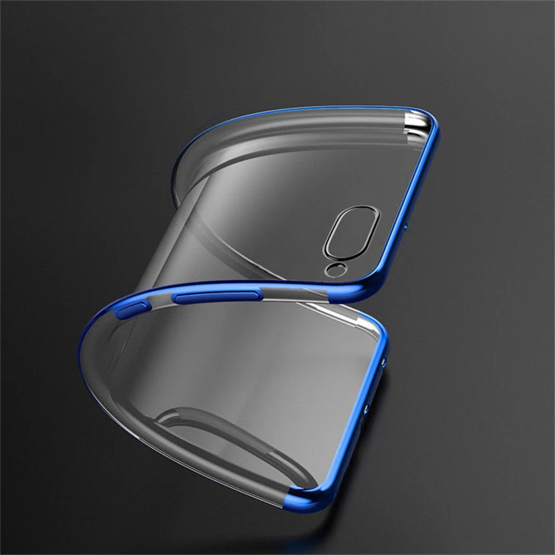 Тонкий Силиконовый ТПУ чехол для Huawei Y5 Y6 Y7 Prime 2018 Y9 2019 Гибридный Мобильный телефон