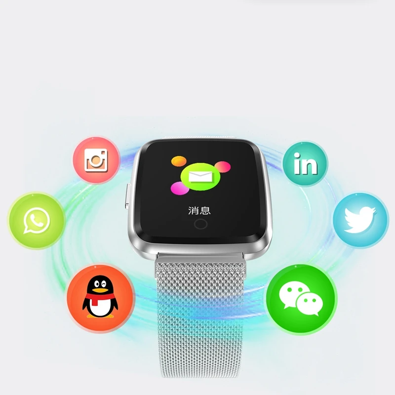 Фитнес-часы с сердечным ритмом цифровые Модные Смарт-часы для женщин и мужчин