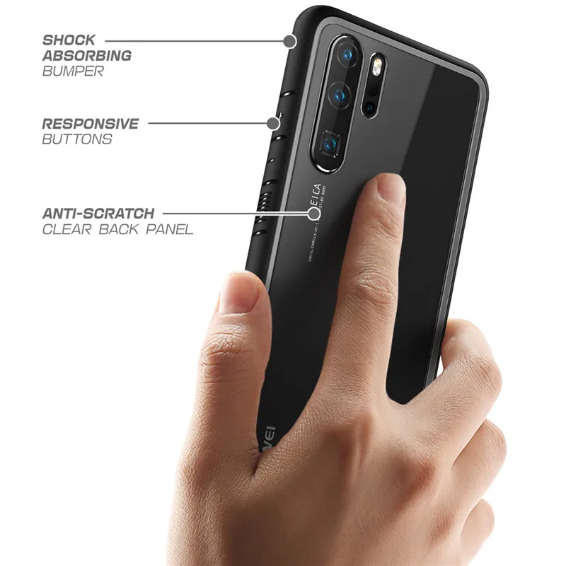 SUPCASE For Huawei P30 Pro Case 6.47&quot (2019 Release) UB Style Anti-knock Premium Hybrid Protective TPU Bumper + PC Clear Cover |