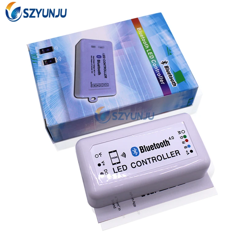 

Bluetooth LED RGBW Controller DC 12-24V Wireless IOS/Android Bluetooth RGBW LED Controller for RGBWW/ RGBW LED Strip Light