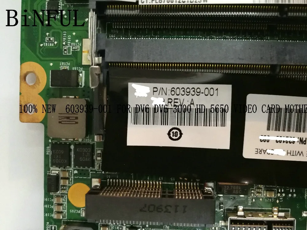 

Доступно. 603939-001 для HP PAVILION DV6 запасная материнская плата 603939-001