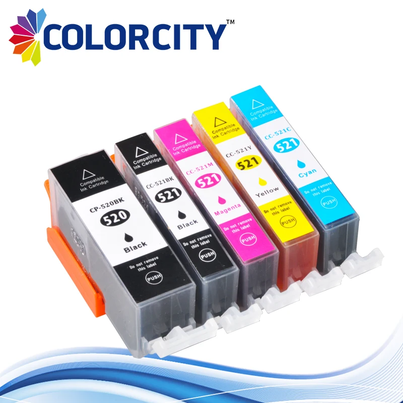 PGI 520 CLI 521 pgi-520 cli-521 ink cartridge For canon PIXMA IP3600 IP4600 IP4700 MX860 MX870 MP540 MP550 MP560 MP620 MP630 | Компьютеры
