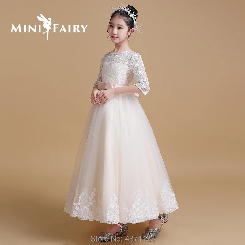 Children's princess dress foreign girl piano costume show female flower | Свадьбы и торжества