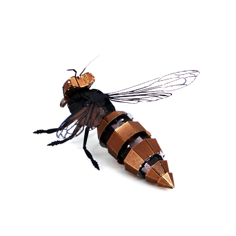 

Новый цвет васп 3D металлические головоломки животные пчела Hornet модель Лазерная вырезка ручной пазл наборы для взрослых образовательная Ко...