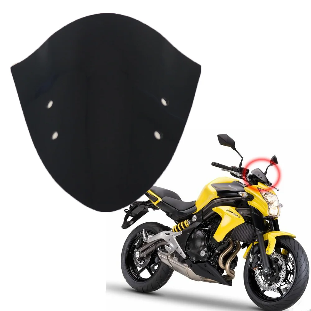 Ветровое стекло на мотоцикл переднее ветровое для Kawasaki ER 6N 2012 2013 2014 экран