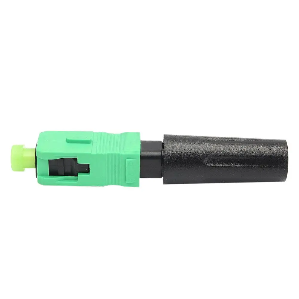 New 10pcs FTTH встроенный быстрый разъем SC/APC зеленый пластиковый волоконно оптический