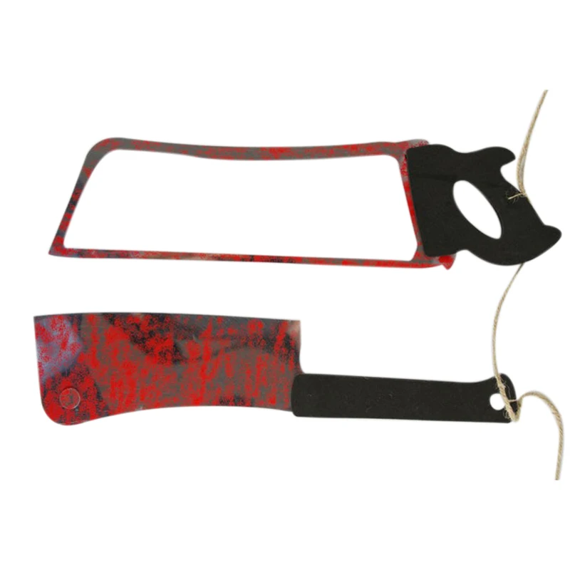 7 5 фута длинный бумажный нож кровавый брызговик страшный на Хэллоуин для мясника