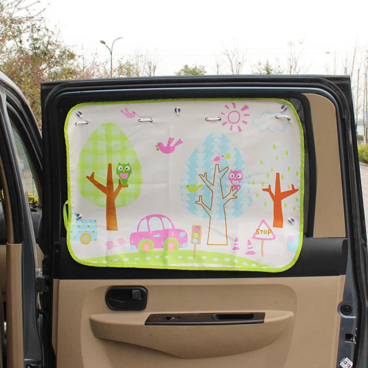 1 шт. милый мультяшный автомобильный занавес для окна солнцезащитный козырек
