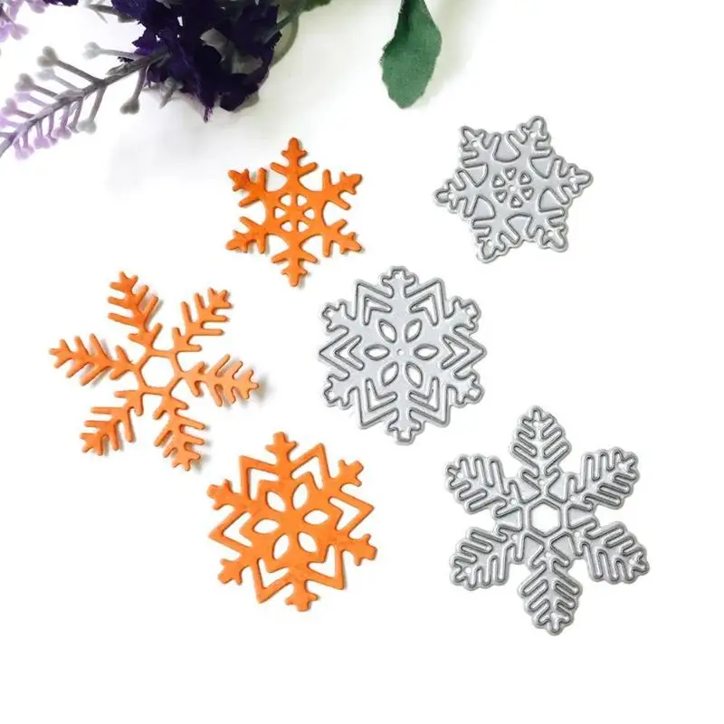 Снежинка рождественские штампы металлические режущие трафареты для DIY