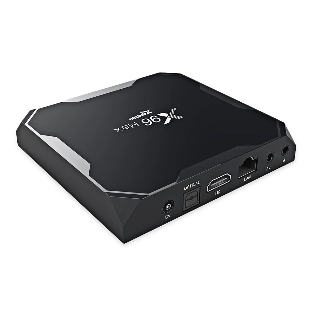 Новый X96 MAX Smart tv Box Android 8 1 набор верхней коробки 4 Гб 64 Amlogic S905XII четырехъядерный Cortex