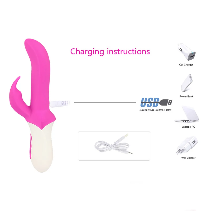 10 частот Кролик Вибраторы G-spot массажер со стимуляцией клитора Секс-игрушки для