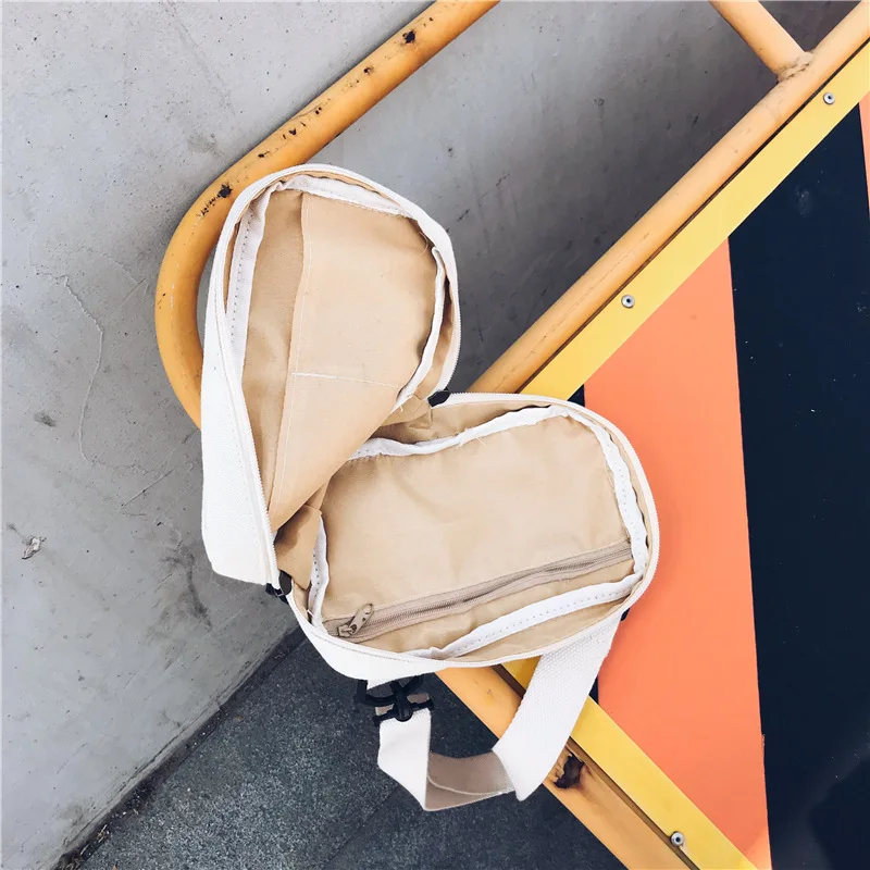 Waist Bag Trend Literary Retro Chest Personality Wild Shoulder Messenger Bags Women Man Harajuku Fanny Pack | Багаж и сумки