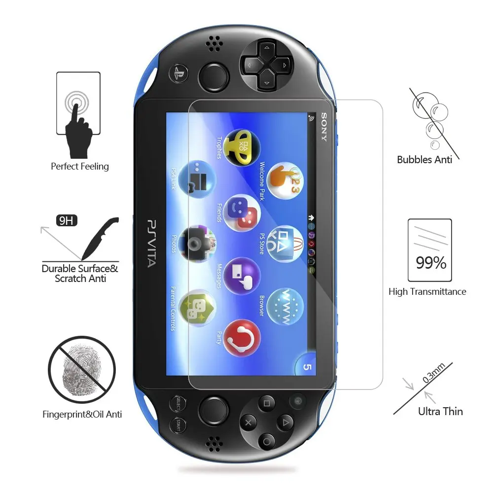 Прозрачное закаленное стекло для PSV 2000 PS Vita SV Full HD защитная пленка экрана Защитная