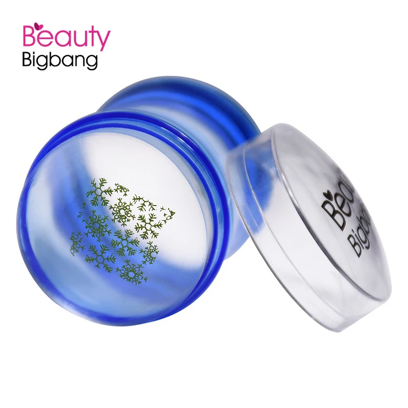 Штамп BeautyBigBang для ногтей пластиковый силиконовый держатель штамп маникюра и