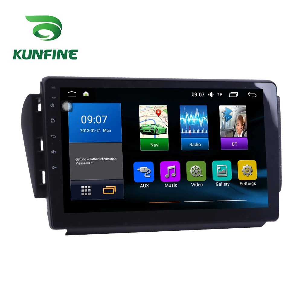 Восьмиядерный 1024*600 Android 8 1 автомобильный DVD GPS навигационный плеер Deckless стерео для