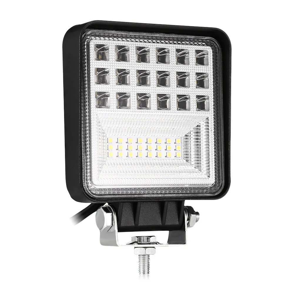 1 шт. DC 9 30V 126W 12600LM 4 дюймовый светодиодный светильник IP68 Водонепроницаемый для