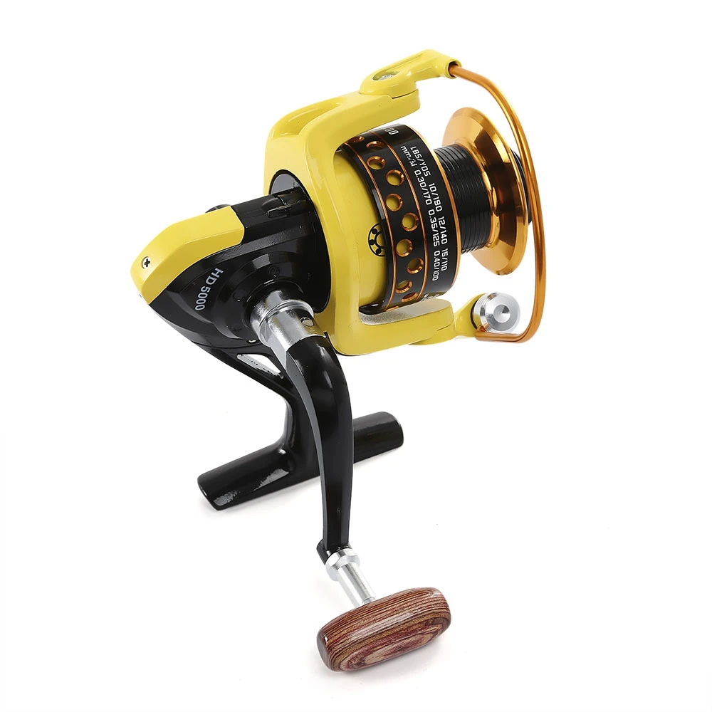 LIEYUWANG Full Metal Fishing Spinning Reel with Exchangeable Handle | Спорт и развлечения
