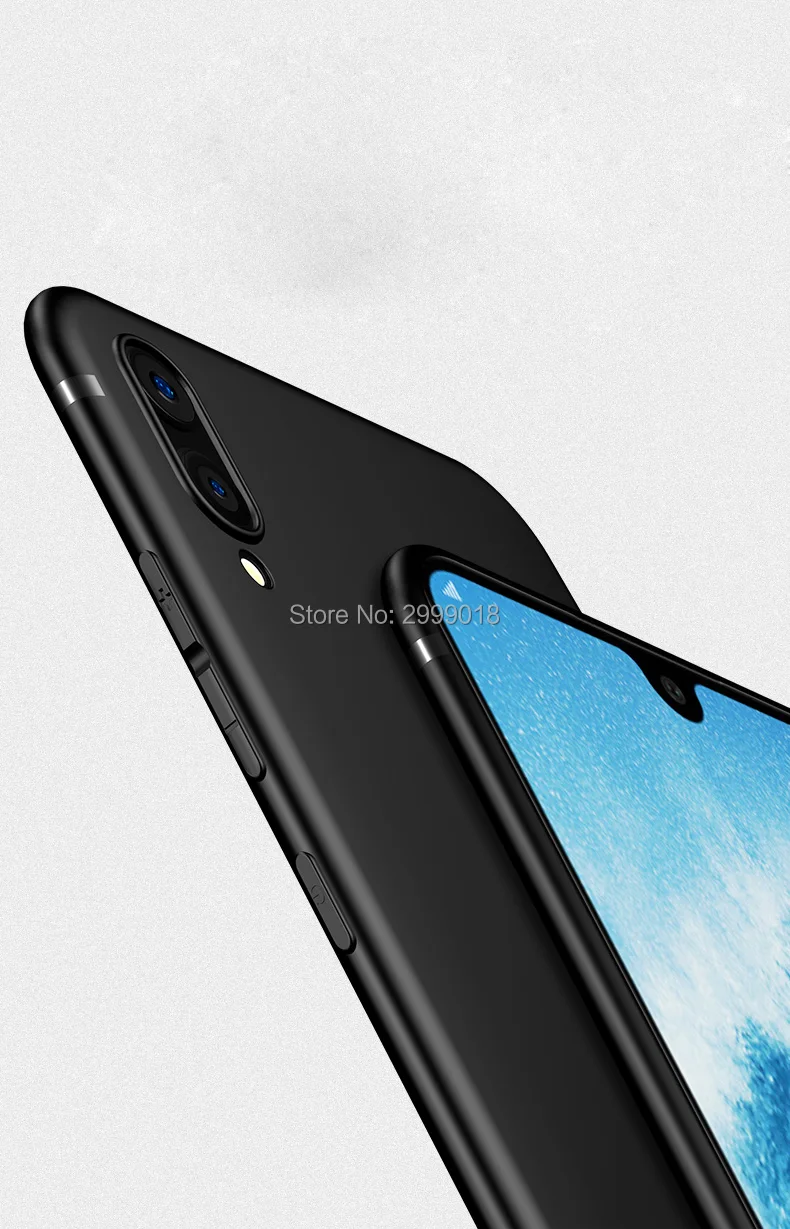 Чехол для Huawei P smart 2019 роскошный мягкий матовый силиконовый бампер TUP полная
