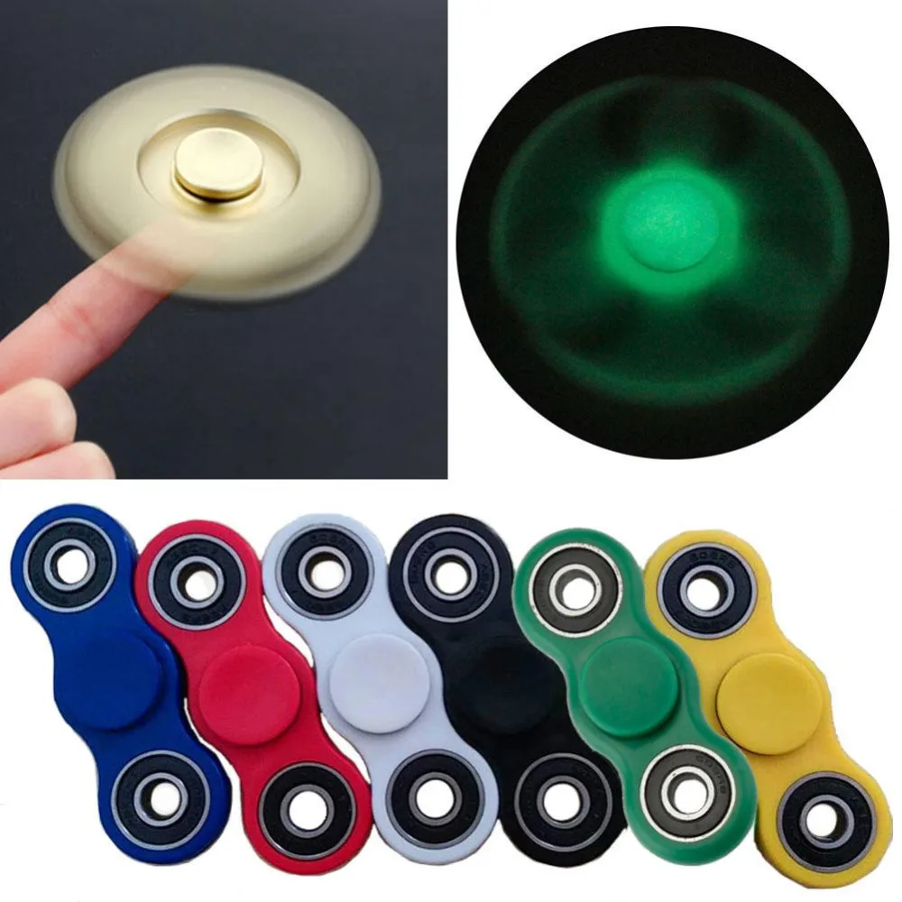 7 Colors EDC Plastic Fidget Spinner Reduce Stress Puzzle Hand Rotation Time Long Finger Spiner to Kids Adults Toys Gifts | Игрушки и