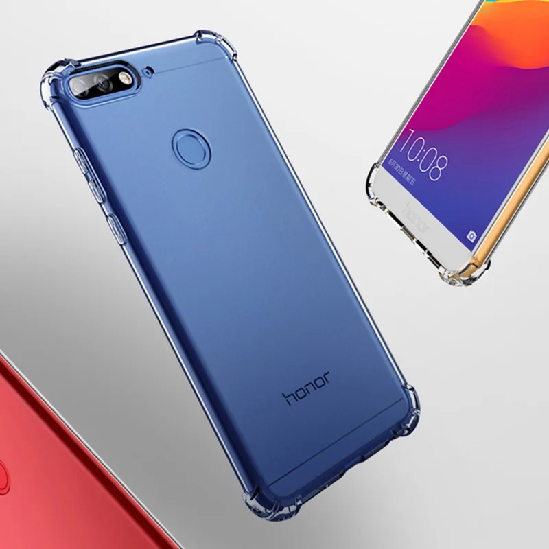 Прозрачный мягкий ТПУ чехол для телефона huawei P20 P30 mate 20 Pro Lite Nova 3 3i Honor 10 8X Play 9i 7C