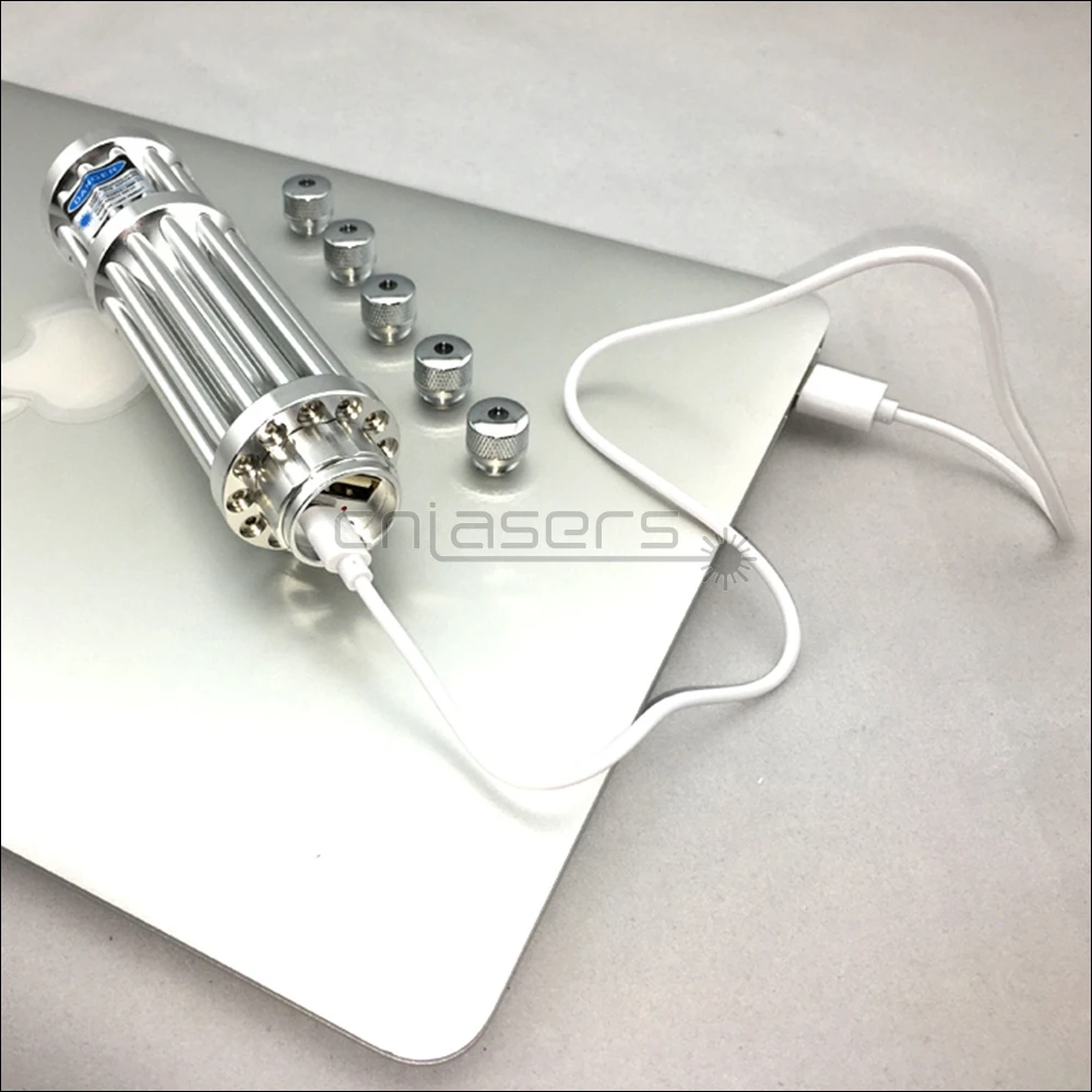 Синяя лазерная указка CNILasers USB X3 с регулируемым фокусом 450 нм|Лазеры| |