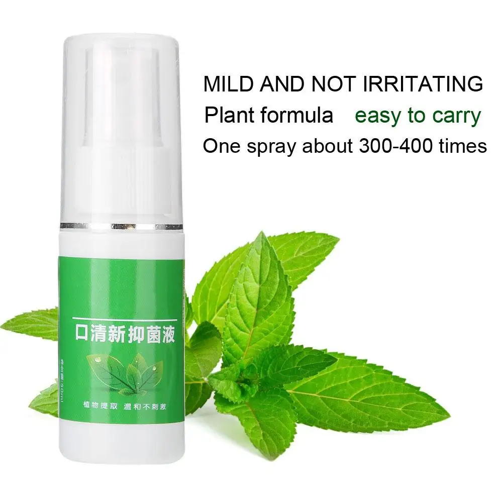 

30g Breath Freshener Spray Oral Odor Halitosis Treatment Spray Refresher Oral Care Spray Tool