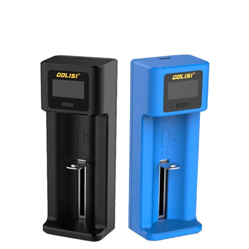 Зарядное устройство LEORY Golisi I1 с usb портом ЖК дисплей для литий ионных/Ni MH/Ni cd