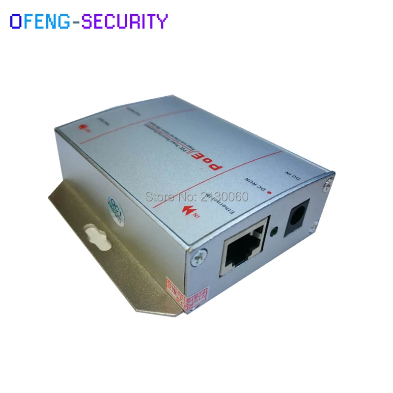 10 шт./лот Однопортовый гигабитный PoE инжектор 30 Вт 2x RJ45 порты 1x входной порт