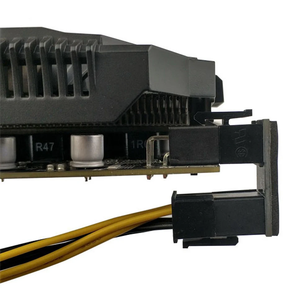Atx 8pin Male 180 градусов угловой до Женский адаптер питания для настольных