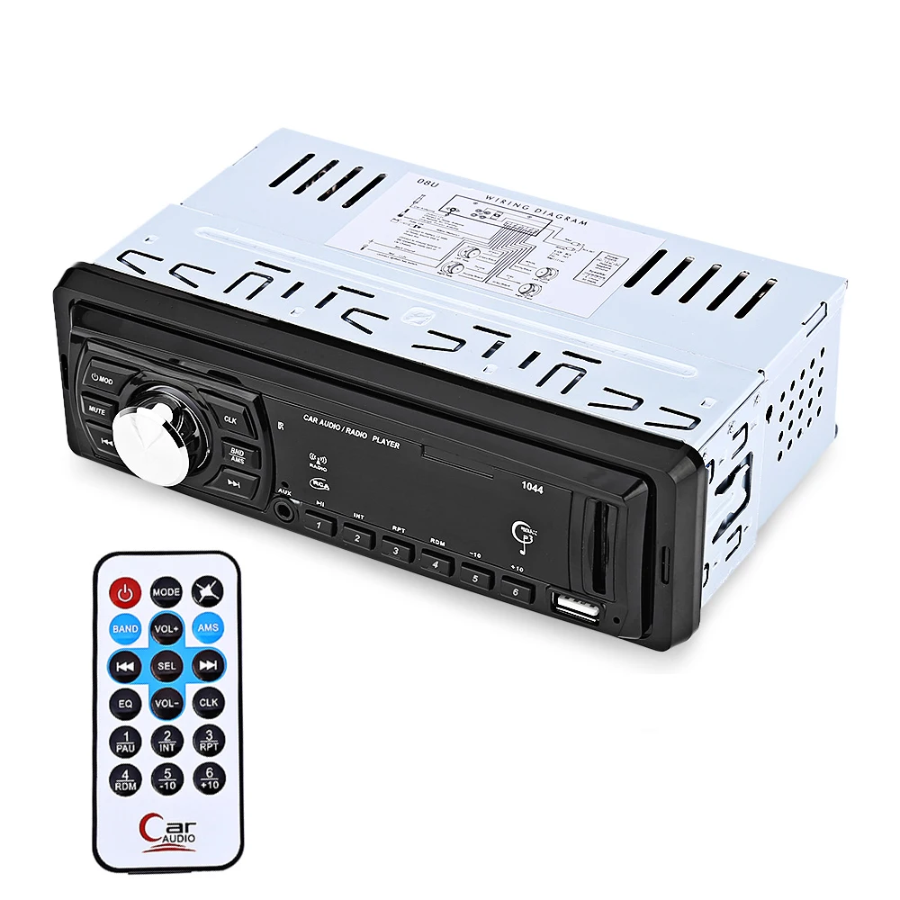 Универсальный Автомобильный MP3 плеер один Din FM радио USB SD Пульт дистанционного