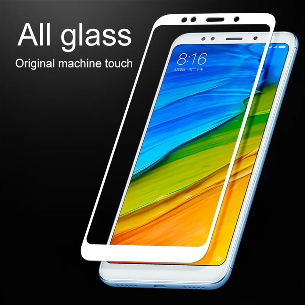 Premium Tempered Glass For Xiaomi Redmi Note 7 6 5 5A Pro Full Cover Screen Protective Glass On The Redmi 7 6 6Pro Go  Film Case images - 6