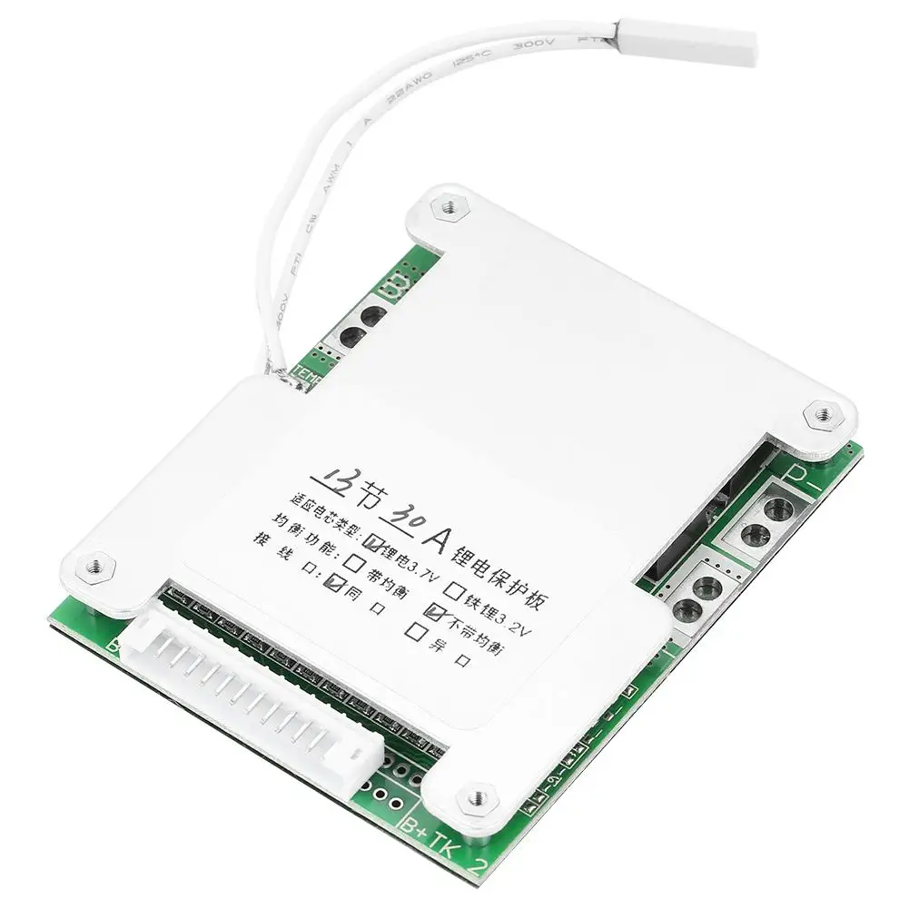 

High Quality 13S 30A Lithium Battery Charging Protection Board Accuracy BMS PCB Board