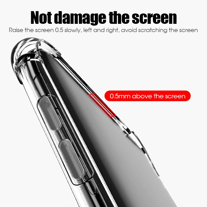 Silicone TPU Case For Samsung Galaxy A7 A9 A6 A8 Plus 2018 A50 A30 M20 M10 M30 S10E S8 A8S A9S Clear Airbag Anti-Drop Cover |