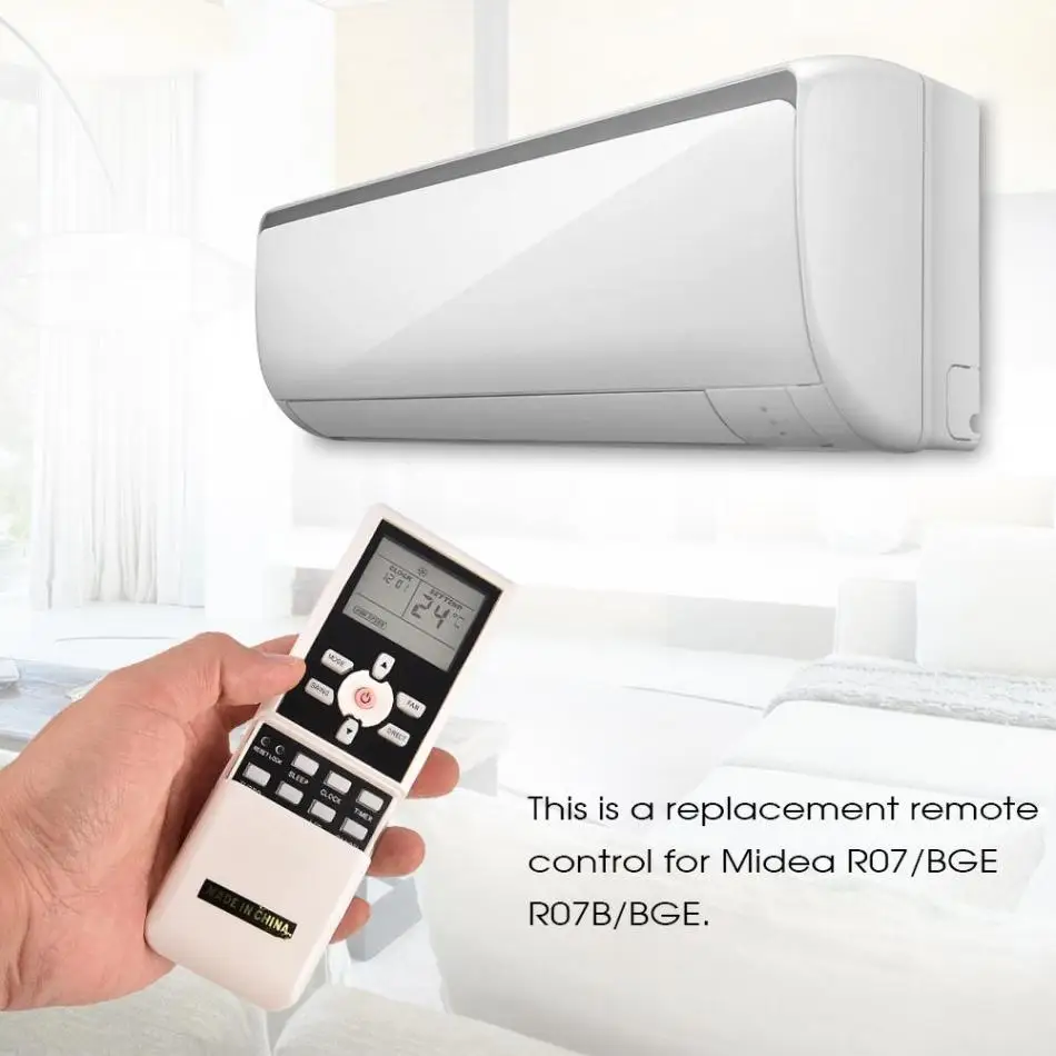 Пульт дистанционного управления ABS для кондиционера Midea R07/BGE R07B/BGE белый высокого