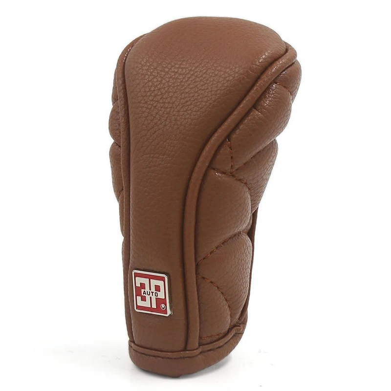 

Automatic Transmission Car Gear Shift Knob Shifter Cover Sleeve Brown