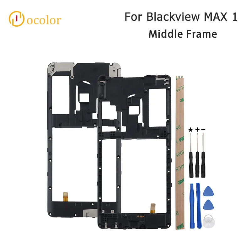 Ocolor для Blackview MAX 1 передняя рамка Высокое качество корпуса телефона часть Замена