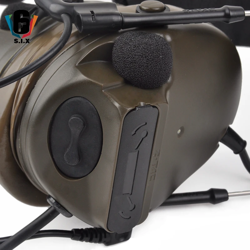 Тактическая гарнитура ZTAC Peltor Comtac III высококачественные наушники C3 для страйкбола