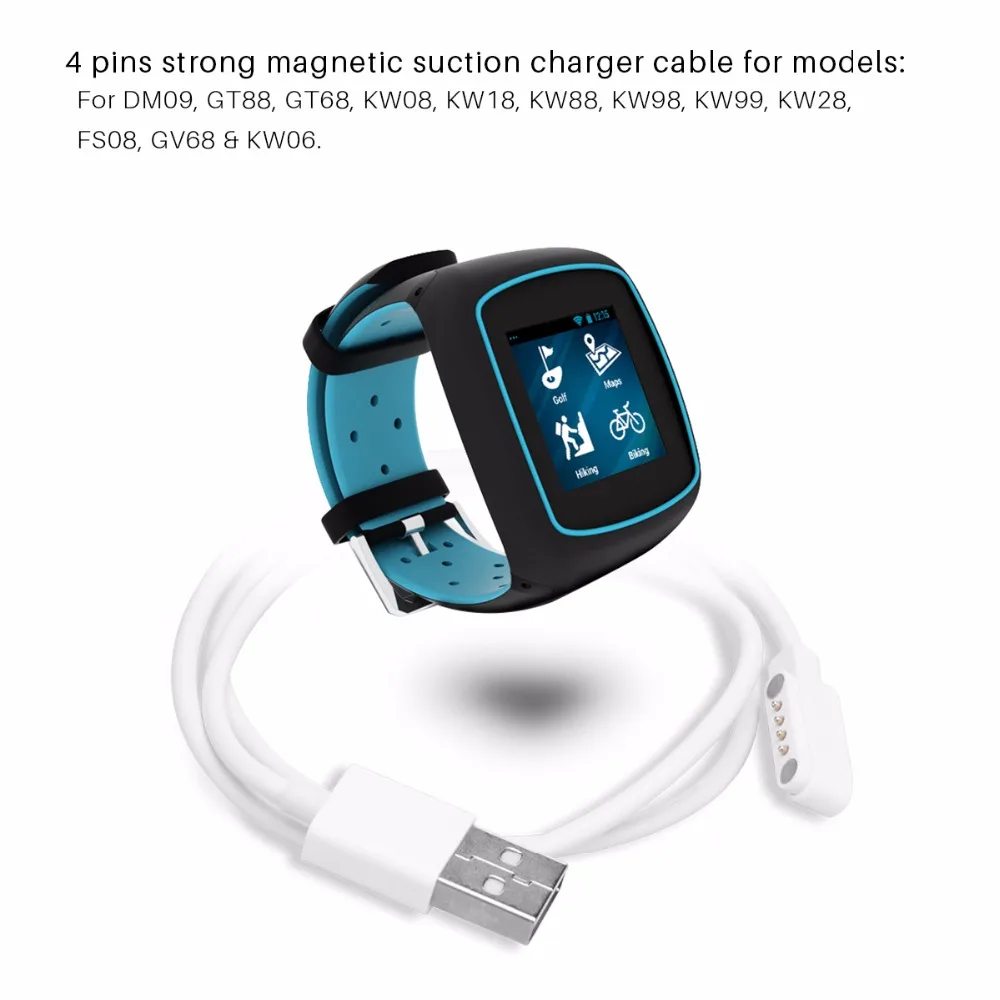 Кабель зарядного устройства FORNORM с USB 2 0 штекер на 4 контакта Pogo Магнитный Шнур для