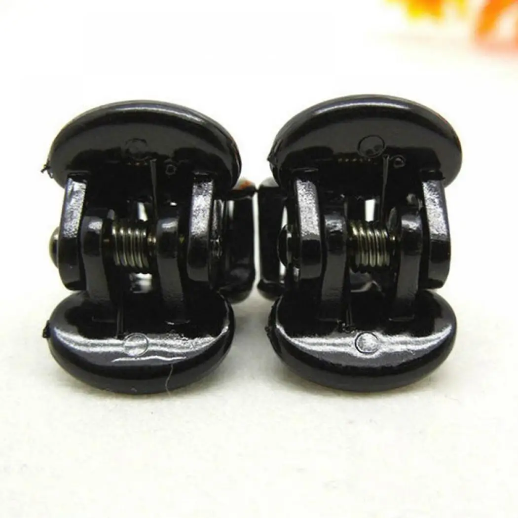 plastic Headwear Girls and material Clip Casual Mini Fashion Grip Hair Black Made Solid durable Plastic sturdy of | Детская одежда и