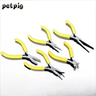 Изысканные плоскогубцы Petpig 5 дюймов, набор инструментов для модификации, маленькие плоскогубцы, домашние портативные плоскогубцы