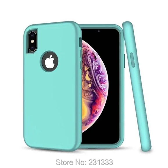C ku робот гибрид армированный Жесткий ПК ТПУ чехол для Iphone X XS MAX XR 8 7 Plus 7PLUS 6 6S