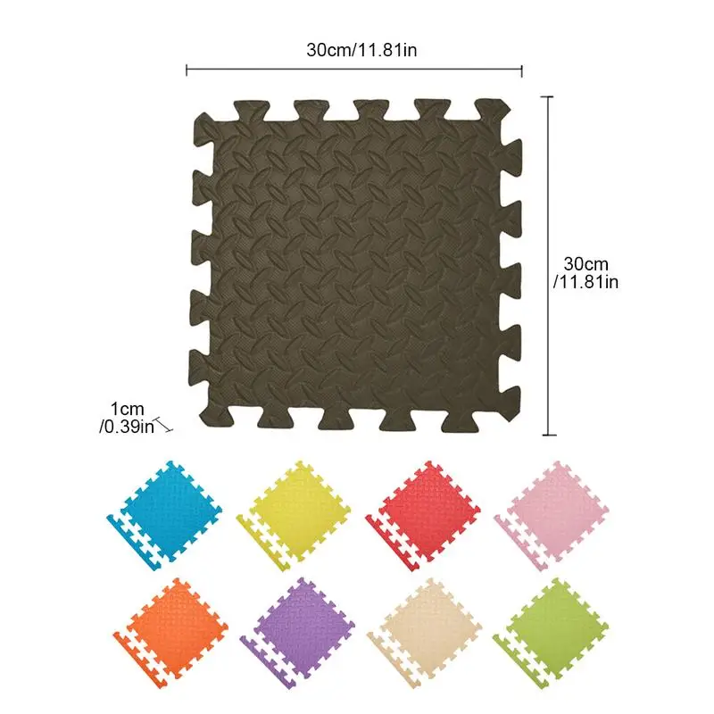 

9PCs Outdoor Family Touring Crawling Mat Yoga Pad Child Bedroom Stitching Plastic Mat Eight Waterproof Mat