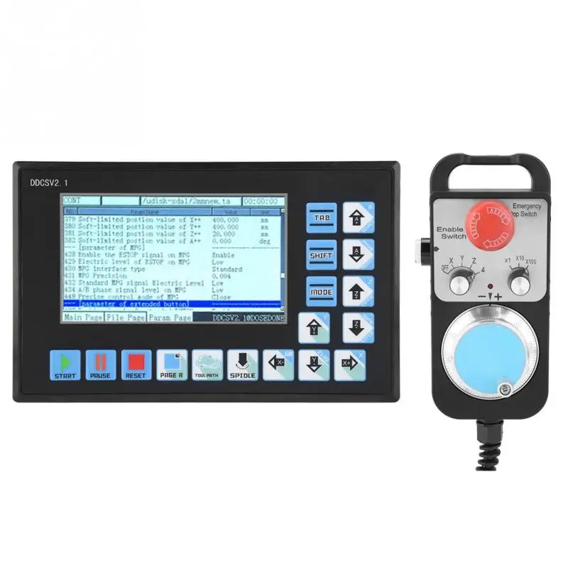 5 в 4 оси USB CNC Off line система управления DDCSV2.1Offline гравировальные машины с маховиком