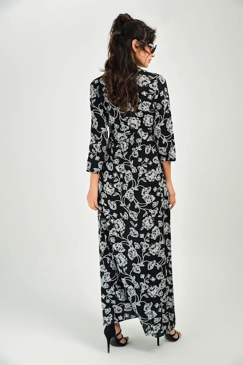 Cool &amp Sexy Women Black Gray Button Dress CNG286 | Женская одежда
