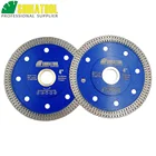 Алмазные режущие диски SHDIATOOL, 2 шт., сегментный диск для резки алмазного диска X, Turbo Mesh, диаметр 4, 4,5, 5, 7, 8, 9, 10 дюймов, для резки мраморной плитки