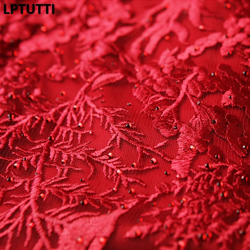 LPTUTTI бисер Кристалл Новый для женщин Элегантный Дата церемонии Выходные туфли на