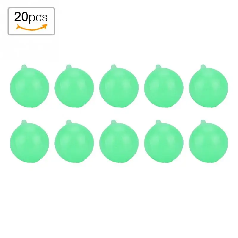 20 шт светящиеся бусины для рыбалки Мягкие приманки рыболовные космические бобы