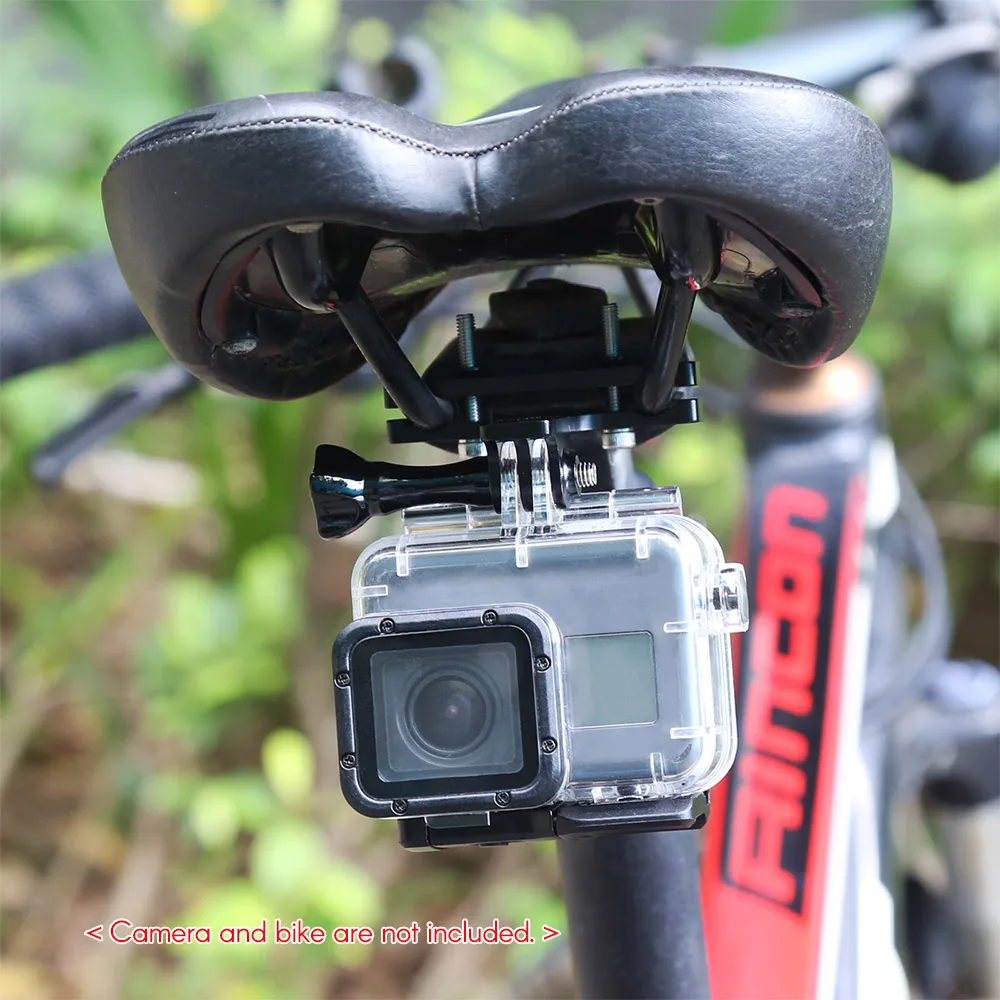 Велосипедное седло из алюминиевого сплава с ЧПУ для GoPro Hero 7/6/5/4 HERO (2018) SJCAM YI