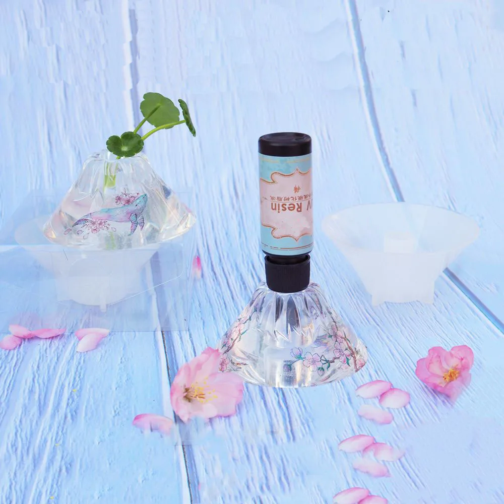 1 шт. УФ-отверждаемая эпоксидная смола силиконовая форма для изготовления